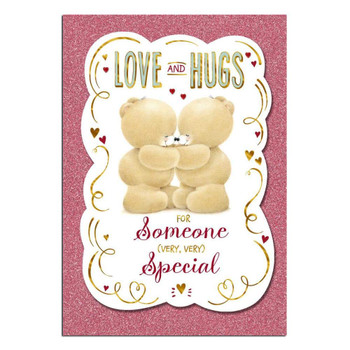Forever Friends Someone Special Birthday Card with Love and Hugs