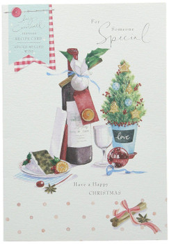 Hallmark Christmas Card To Someone Special 'Recipe Keepsake' -Medium