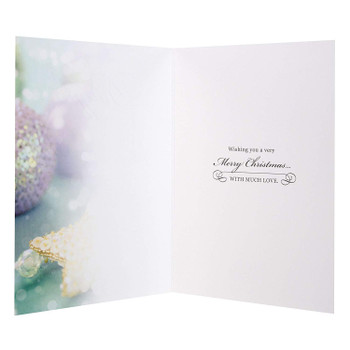 Hallmark Daughter Christmas Card 'Much Love' Medium