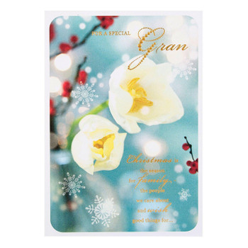 Hallmark Gran Christmas Card 'Season For Family' Medium