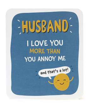 Funny Card for Husband Humourous Card