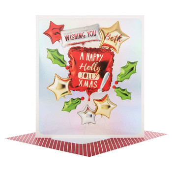 Hallmark to Both Medium Christmas Card "Happy Jolly"
