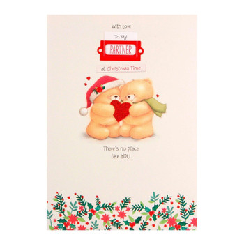 Hallmark Forever Friends Christmas Card To Partner 'No Place Like You' Medium