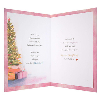 Hallmark Large Mum "Loving Thoughts" Christmas Card