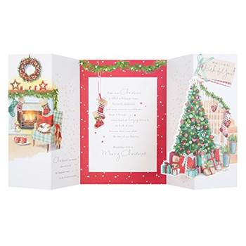 Both of You Christmas Card 'With Love' Medium