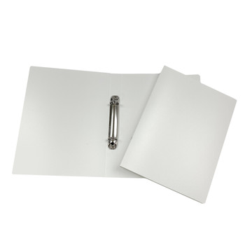 A5 White Ring Binder by Janrax