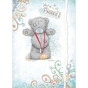 You've Passed Me to You Bear Card a01ss254