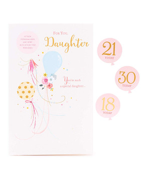 18TH Birthday Card for Daughter