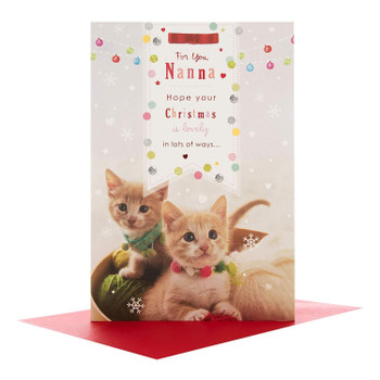 Nanna Christmas Card Lovely
