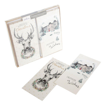 Pack of 12 Wonderful Hallmark Christmas Card