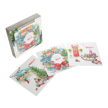 Hallmark Bumper Christmas Card Pack "Merry" Pack of 18