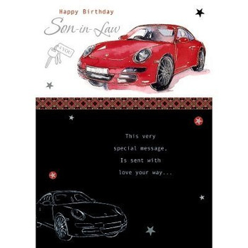 Happy Birthday Son in Law Birthday Greetings Card