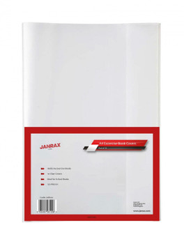 Pack of 100 A4 Clear Exercise Book Covers by Janrax
