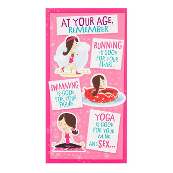 Hallmark Funny Birthday Card At Your Age Medium