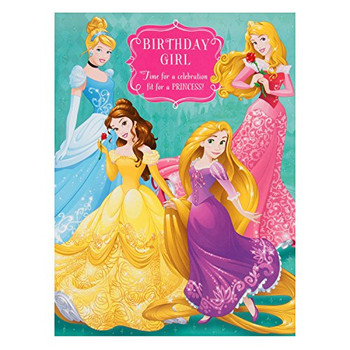 Hallmark Disney Princess Birthday Card 'Fairy Tale' Extra Large