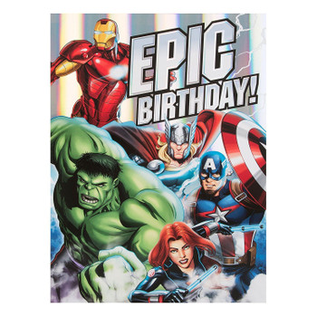 Avengers Birthday Card 'Epic' Extra Large