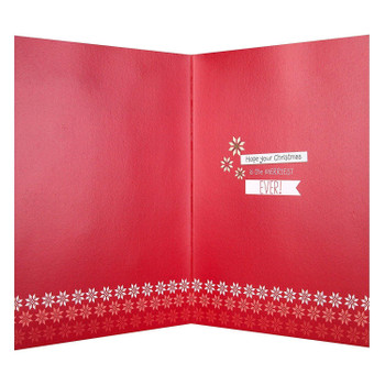 Hallmark Forever Friends Christmas Card 'From Both' Medium