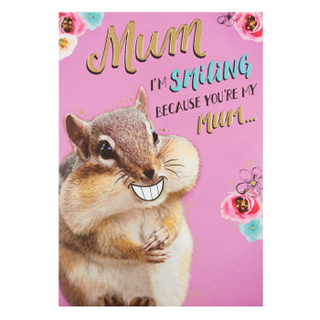 Hallmark Mum Birthday Card 'Smiling' Medium