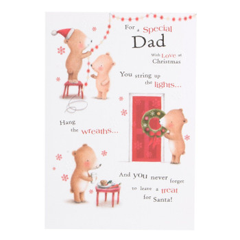 Hallmark Christmas Card To Dad 'You're The Best' Medium