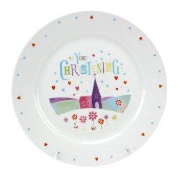 On Your Christening Signature Plate