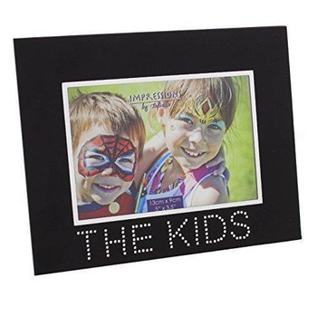 Black Glass The Kids Photo Picture Frame 5x3.5" (Kids)