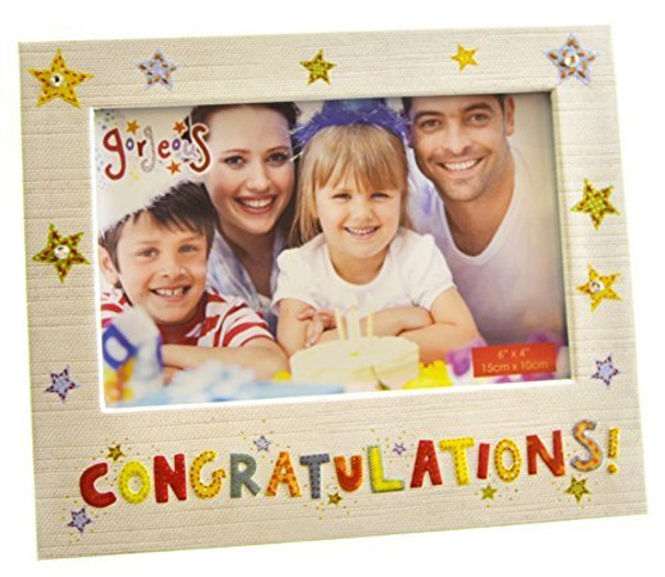 Blue Eyed Sun Gorgeous 'Congratulations' Photo Frame