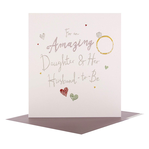 Congratulations to Daughter and Future Husband Engagement Card