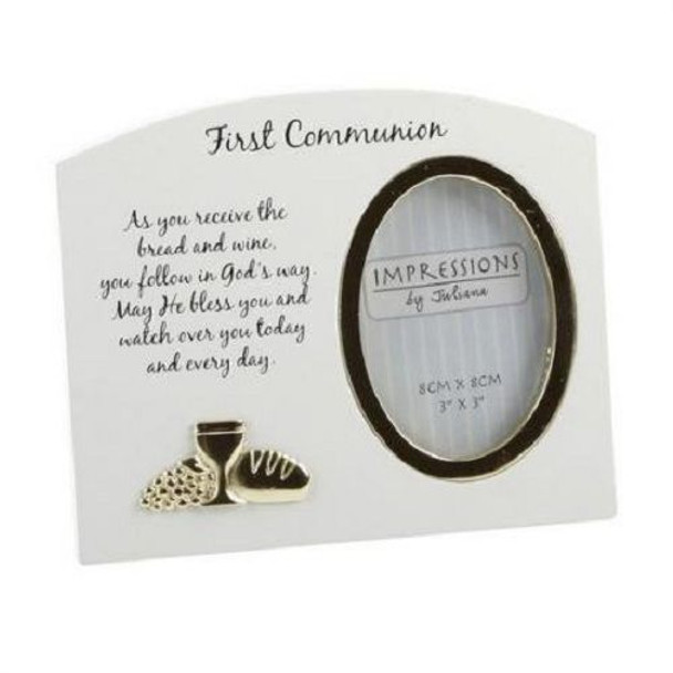 First Communion Photo Frame with Verse