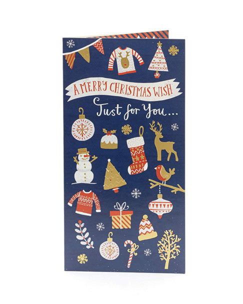 Christmas Money Wallet Gift Card Holder