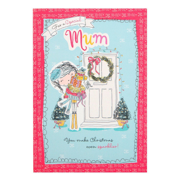 Hallmark Christmas Card To Mum 'Love' Medium