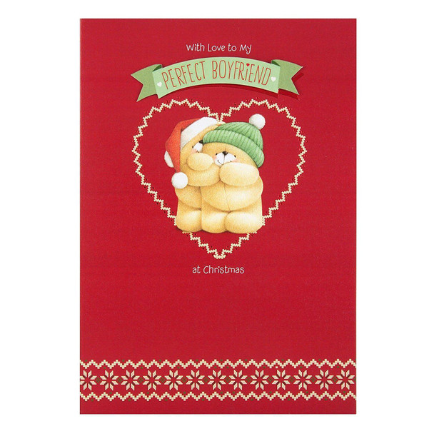 Forever Friends Christmas Card 'For Boyfriend' 