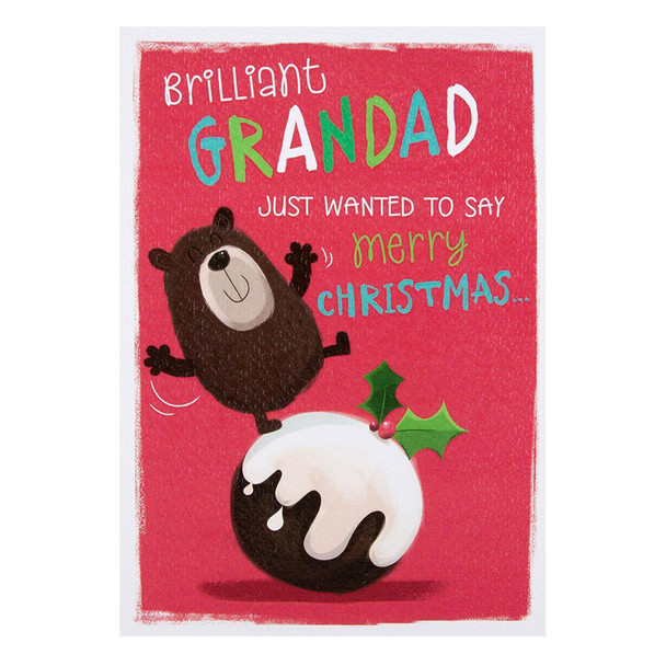 Hallmark Grandad Christmas Card 'You're Grrreat'  Medium