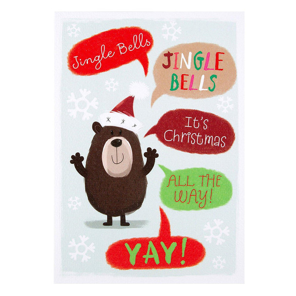 Hallmark Christmas Card 'Jingle Bells' Medium