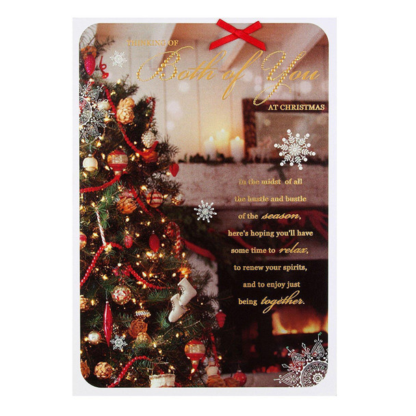 Hallmark To Both Christmas Card 'Happiness at Christmas' Medium