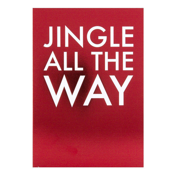 Hallmark Christmas Card 'Jingle' Medium