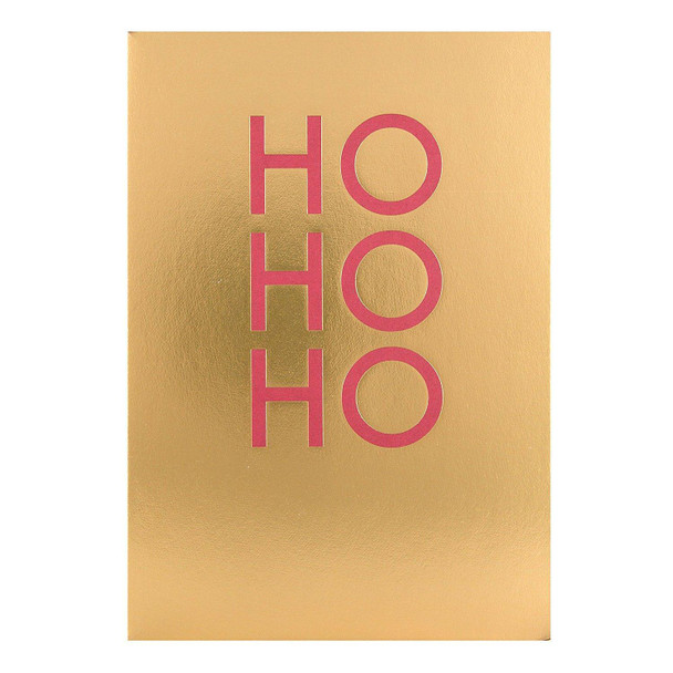 Hallmark Christmas Card 'Ho Ho Ho' Medium