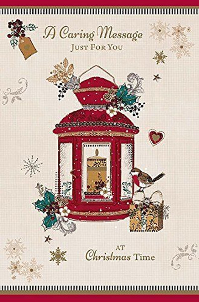 A Caring Message Christmas Time  Card