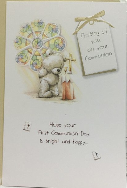Thinking of you on your Communion, Communion Greeting Cards