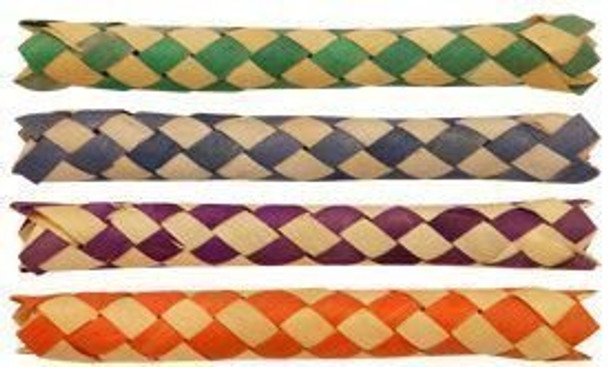 12 x Chinese Oriental Bamboo Finger Traps