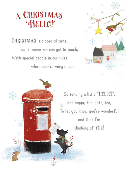 A Christmas ''Hello!'' Greeting Christmas Card