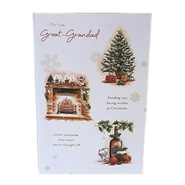 Great Grandad at Christmas Card