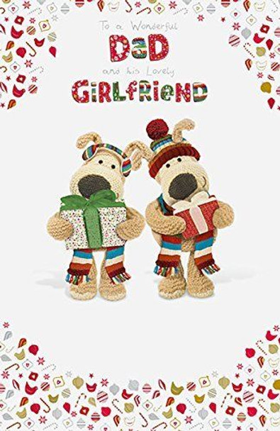 Boofle Dad & His Girlfriend Adorable Christmas Card