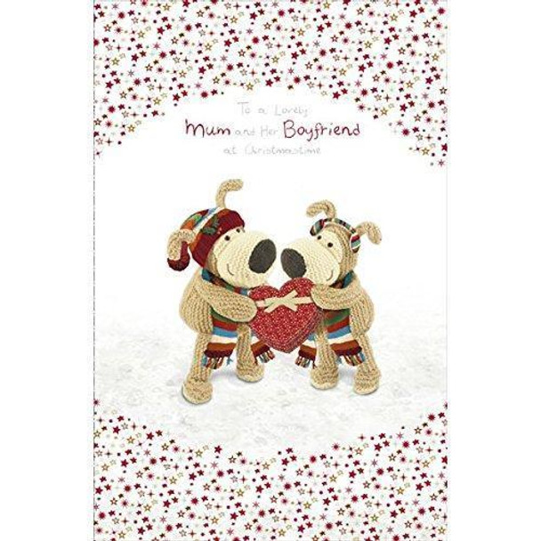 Boofle Mum And Her Boyfriend Christmas Card