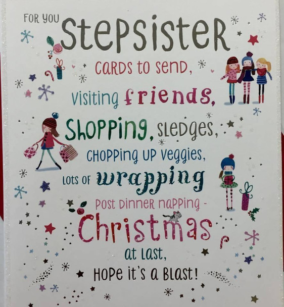 Stepsister Christmas Card