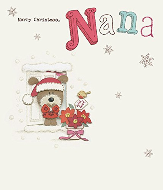 Merry Christmas Nana Lots of Woof Christmas Card...