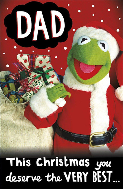 The Muppets Dad Christmas Card