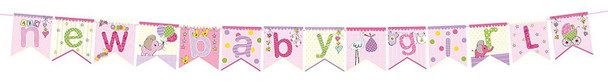 Second Nature Bunting for a New Baby Girl