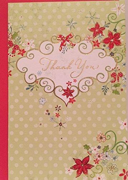 Thank You Christmas Cards By Bella Flora