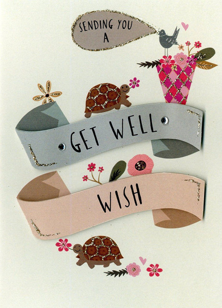 Sending You A Get Well Wish Greeting Card Second Nature Just To Say Cards