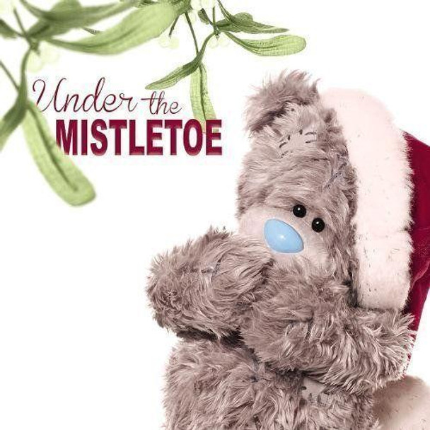 3D Holographic Under the Mistletoe Me to You Bear Christmas Card